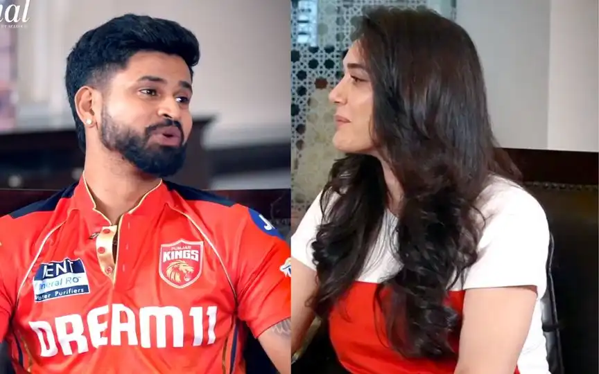 Shreyas Iyer and Preity Zinta (Source: @PunjabKingsIPL/X.com)