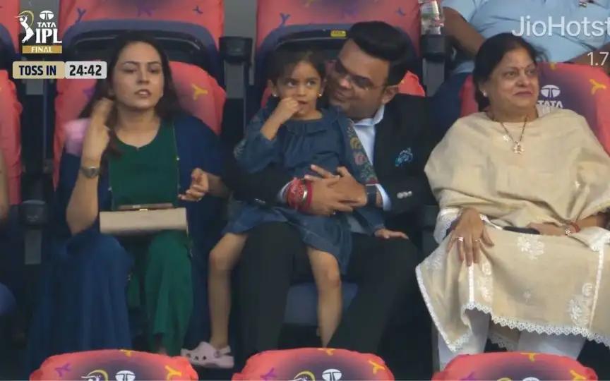 Jay Shah And Family Relish IPL 2025 Final Closing Ceremony In Ahmedabad