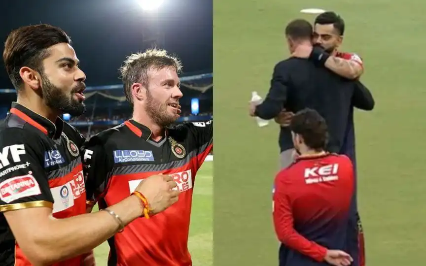 AB de Villiers and Virat Kohli [Source: @mufaddal_vohra/X]
