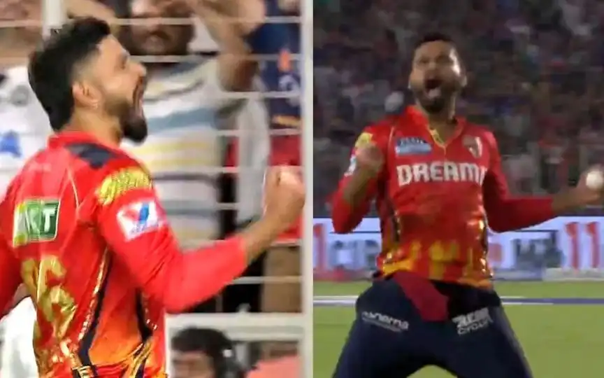 Shreyas Iyer after wicket of Phil Salt (Source:@45Fan_Prathmesh/X.com)