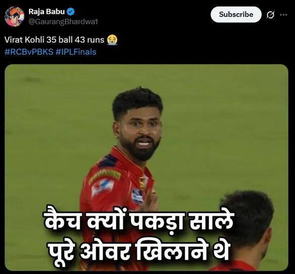 Fan Tweet on Virat Kohli (Source: @GaurangBhardwa1/X.com)