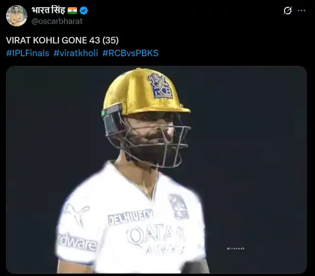 Fan Tweet on Virat Kohli (Source: @oscarbharat/X.com)