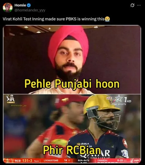 Fan Tweet on Virat Kohli (Source: @homelander_yyy/X.com)