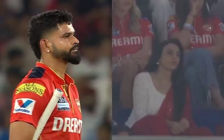 Shreyas Iyer and Preity Zinta [Source: @WorshipDhoni, @irishabhparmar/x.com]