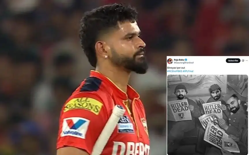 "Shreyas Iyer Got Final Problems" Fans React To PBKS Captain's Cheap Wicket In IPL 2025 Final