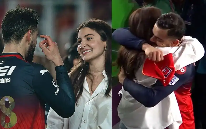 Virat Kohli and Anushka Sharma [Source: @sleepyxoxoheads/X]