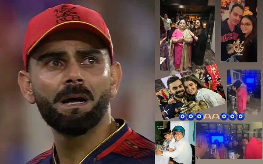 Virat Kohli was in tears after RCB's IPL 2025 win [Source: @AreRohitBhai, @ImTanujSingh/x.com]