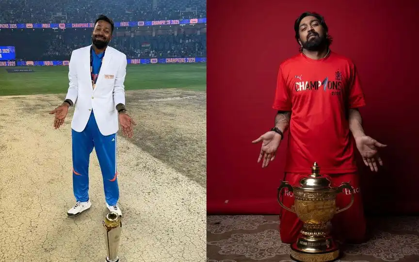Krunal Pandya Does A Khaby Lame-Inspired Hardik As RCB Ace Celebrates IPL Triumph
