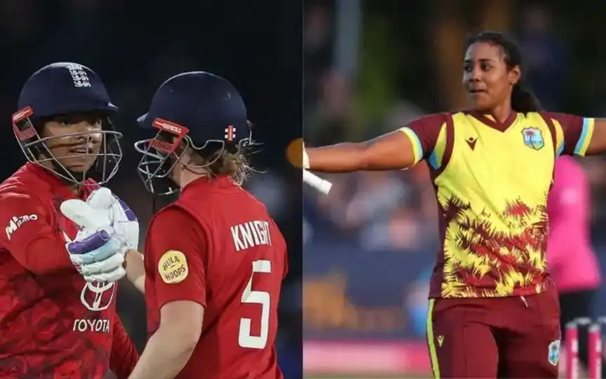 England Women vs West Indies Women (Source:@hypocaust/X.com)