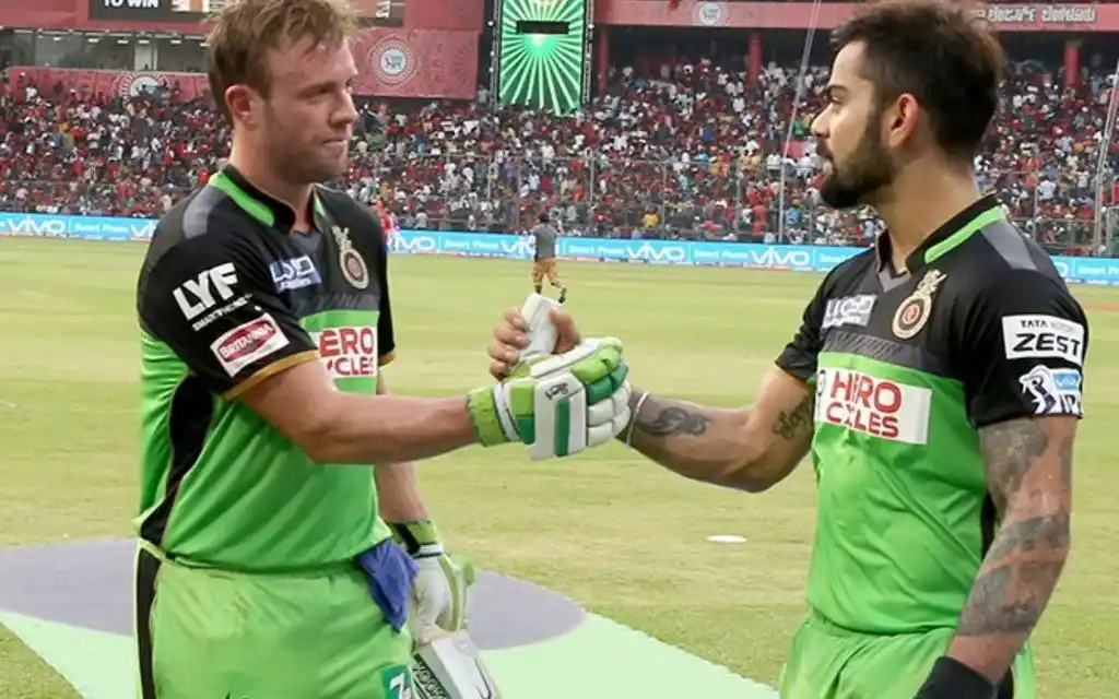 AB de Villiers & Virat Kohli have the top two highest IPL partnerships to their names (X.com)