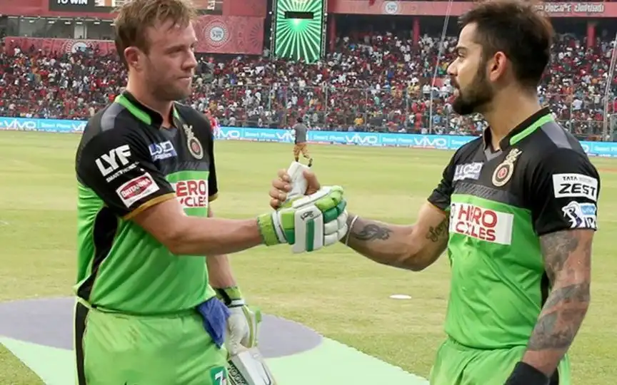 AB de Villiers & Virat Kohli have the top two highest IPL partnerships to their names (X.com)