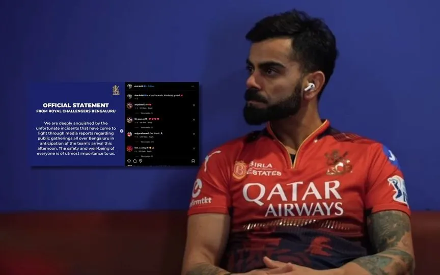Virat Kohli shares heartfelt words for Bengaluru stampede [Source: @SATISHMISH78/X]