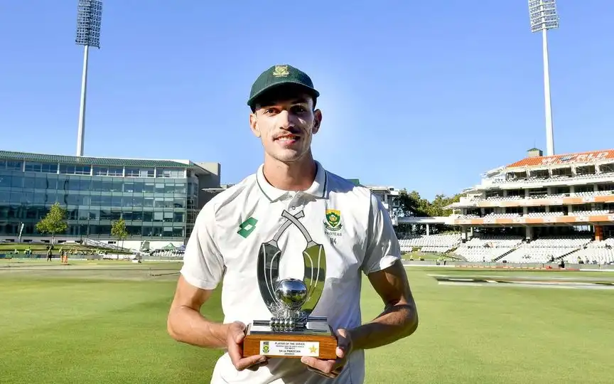 Marco Jansen has been impressive in his brief international career (X.com/@ESPNcricinfo)