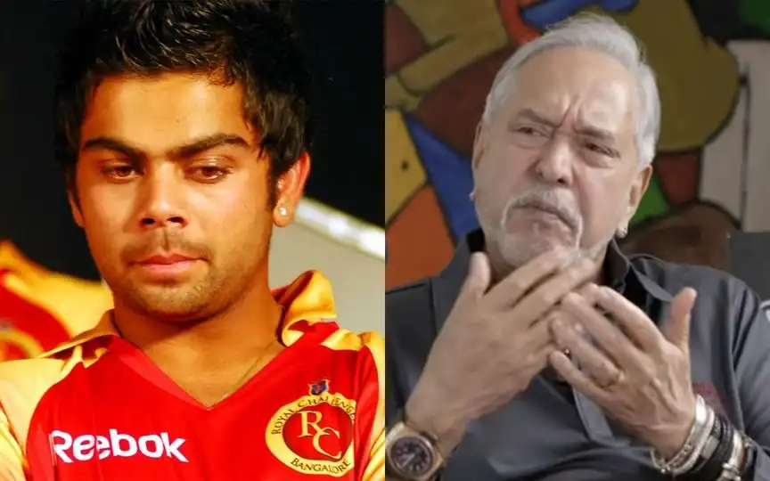 Virat Kohli and Vijay Mallya [Source: @indiantweetrian, @AlexSuperTrampQNot/x.com]