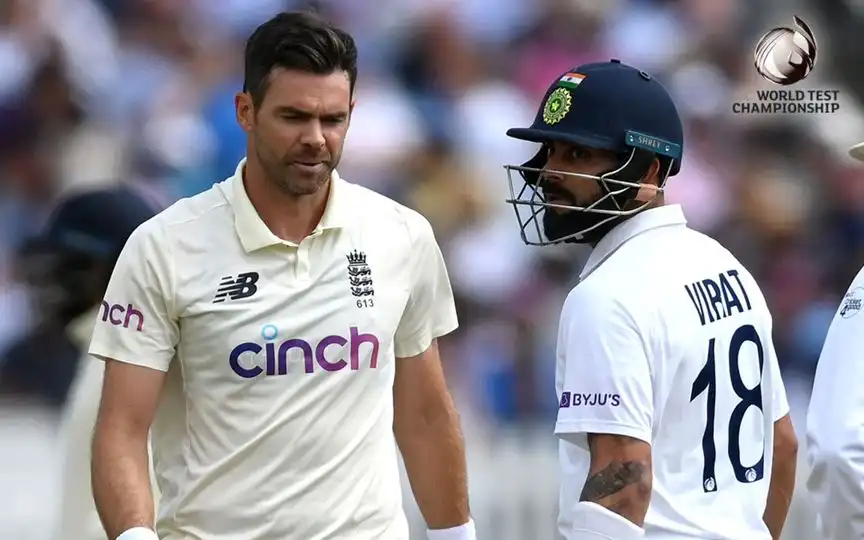 Virat Kohli and James Anderson's spat [Source: @ICC/X.com]