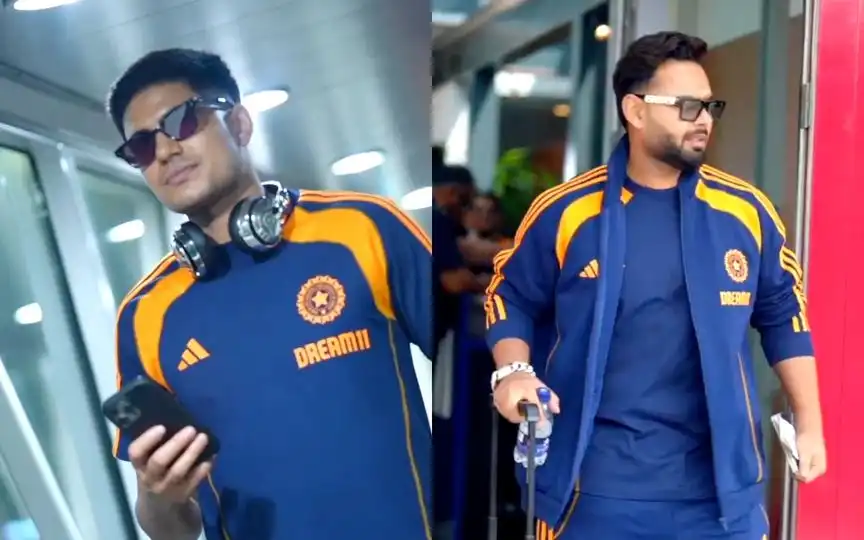 Captain Shubman Gill Dazzles In New Travel Kit As India Arrives In England For Test Series