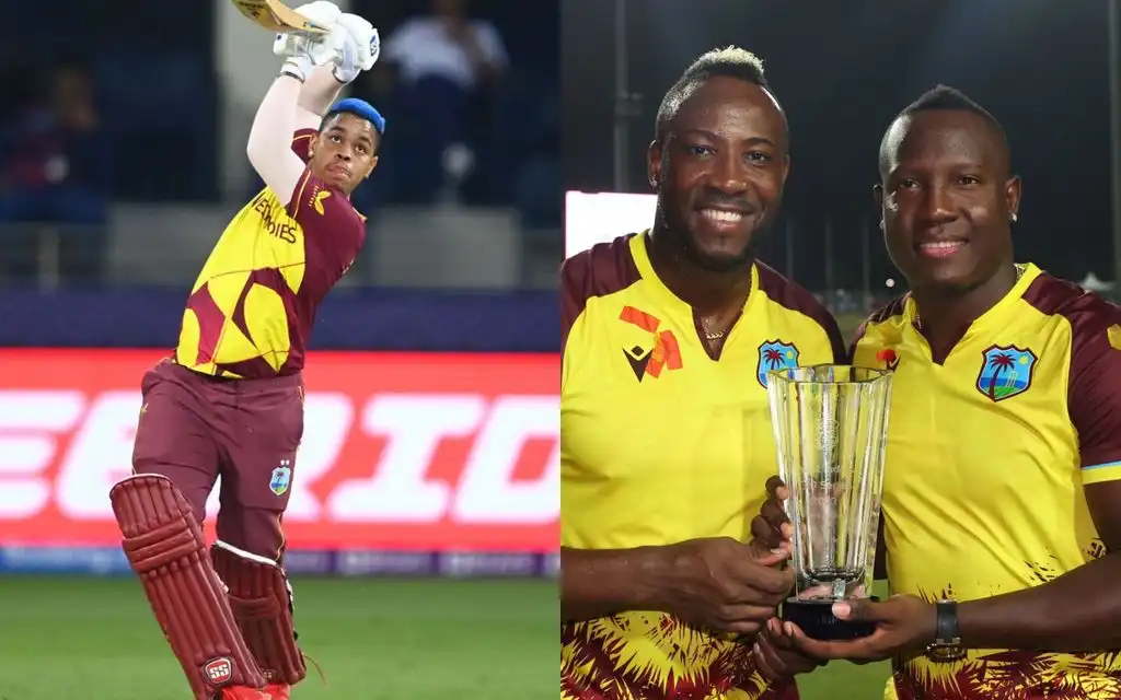 Hetmyer's inclusion could benefit WI in 2nd T20I [Source: @CricCrazyJohns, @ICC/X]