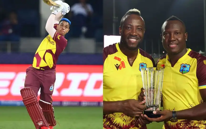 Hetmyer's inclusion could benefit WI in 2nd T20I [Source: @CricCrazyJohns, @ICC/X]