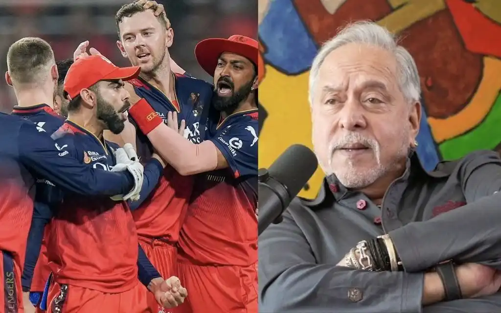 RCB and Vijay Mallya - (Source :@Johns/X.com)