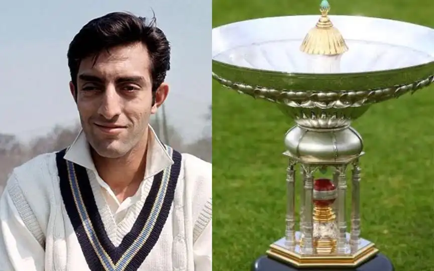 Mansoor Ali Khan Pataudi Trophy - (Source :@Johns/X.com)