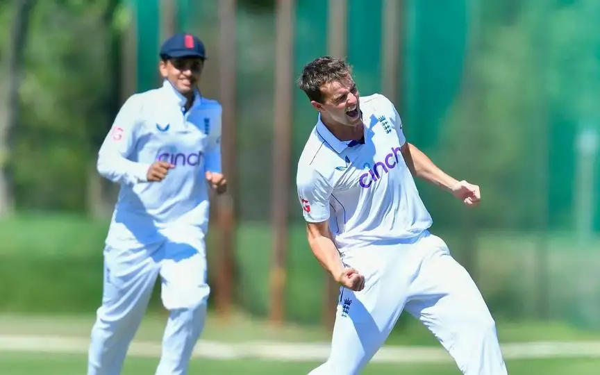 England A wraps up India A early on Day 2 [Source: @x_user29/X.com]