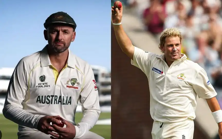 Nathan Lyon Vs Shane Warne [Source: @classic_mojito, @ICC/x.com]
