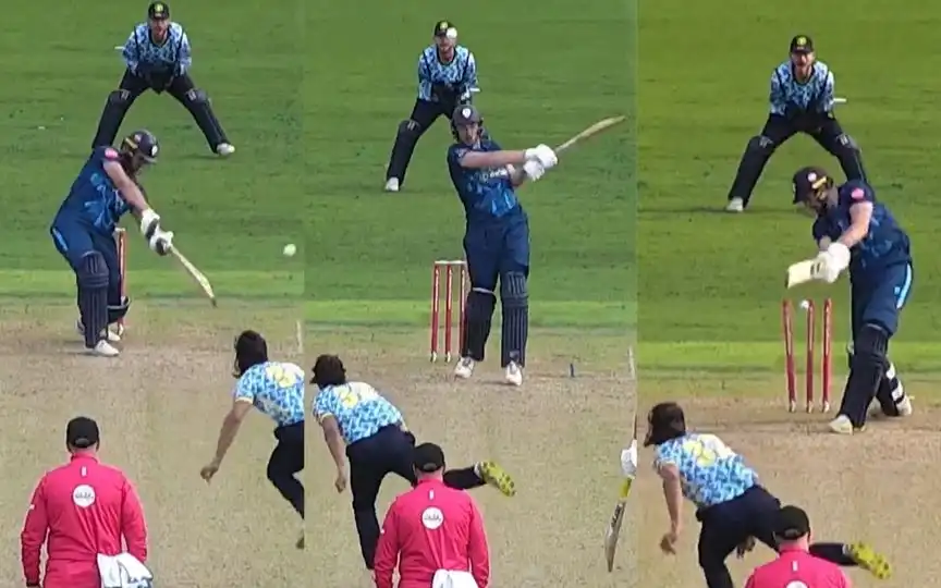 The hat-trick by Hasan Ali [Source: @VitalityBlast/X.com]