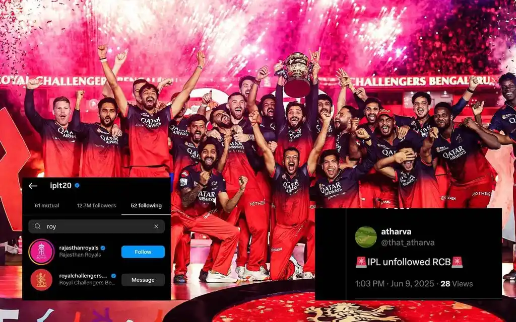 RCB's team after winning IPL 2025 (Source: AP)