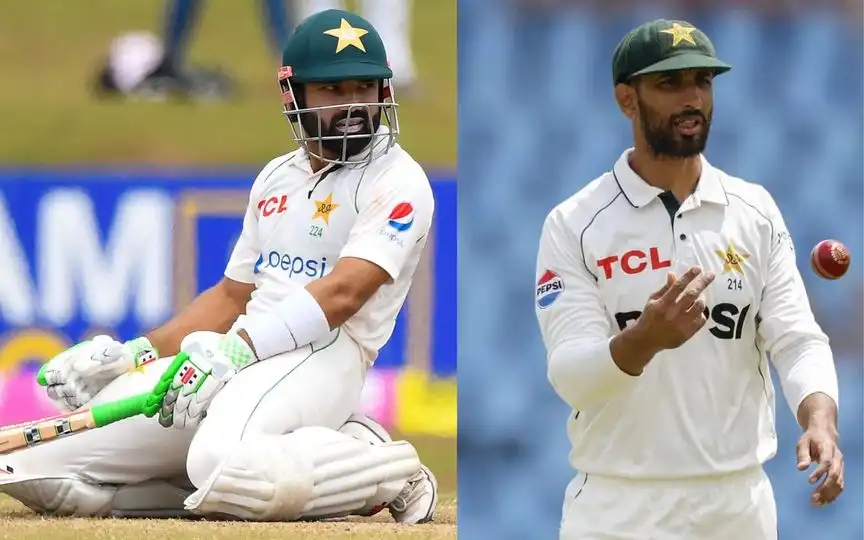 Mohammed Rizwan and Shan Masood (Source:@mohsenraufkhan,x.com)