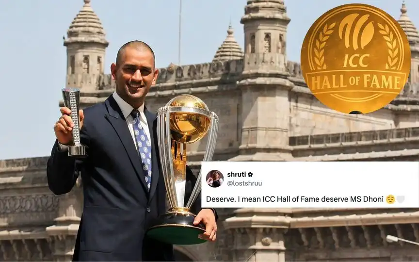 MS Dhoni honoured with ICC Hall Of Fame induction [Source: @DhoniArmyTN, @CricCrazyJohns, @lostshruu/X.com]