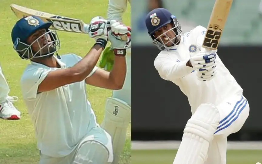 Tanush Kotian and Anshul Kamboj played heroic knocks [Source: @wersy_x29/X.com]
