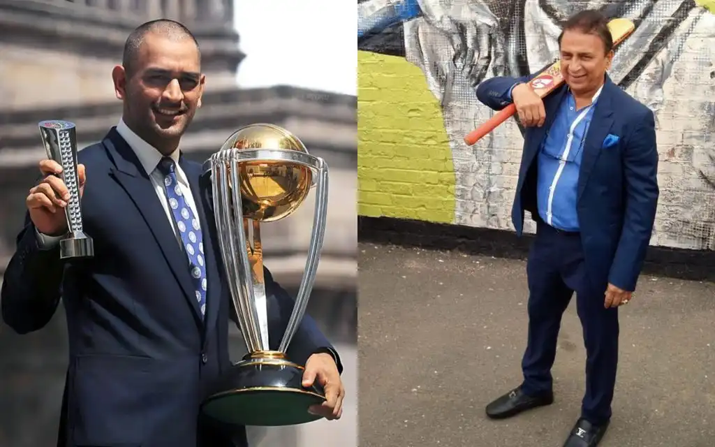 MS Dhoni and Sunil Gavaskar [Source: @ShuklaRajiv, @DrSudhakar_/X]
