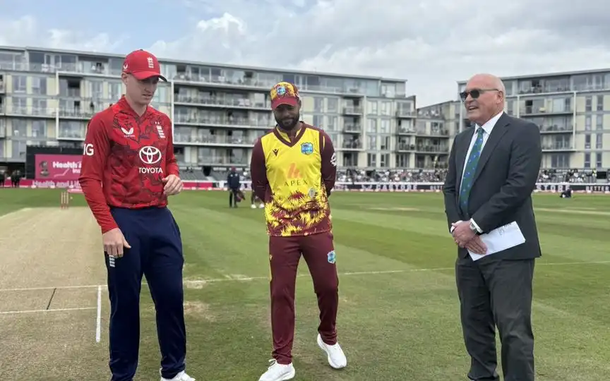 England will take on WI in 3rd T20I [Source: @windiescricket/X]