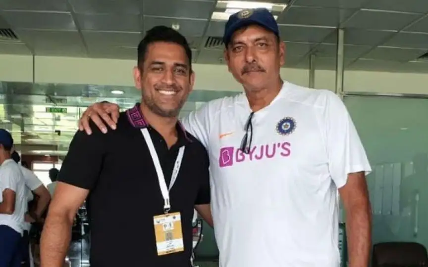 Ravi Shastri Praises MS Dhoni (Source: @DhoniRainaTeam/x.com)