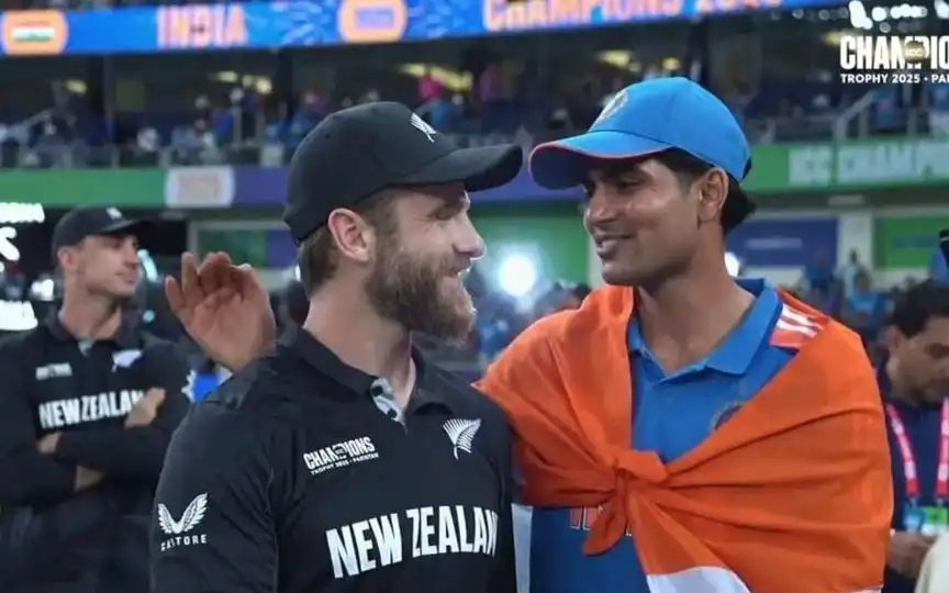Kane Williamson and Shubman Gill - (Source : @Johns/X.com)