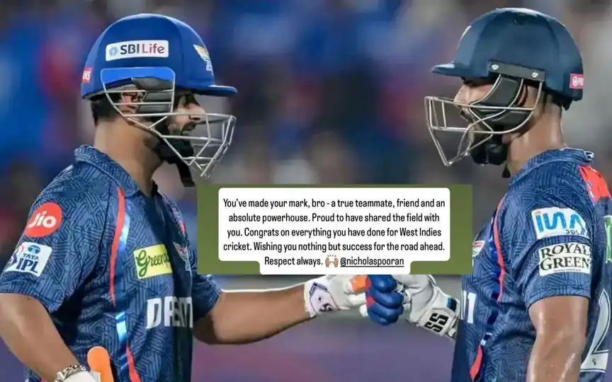 "True Friend": Pant Gives Fitting Tribute To Retired LSG Teammate Nicholas Pooran