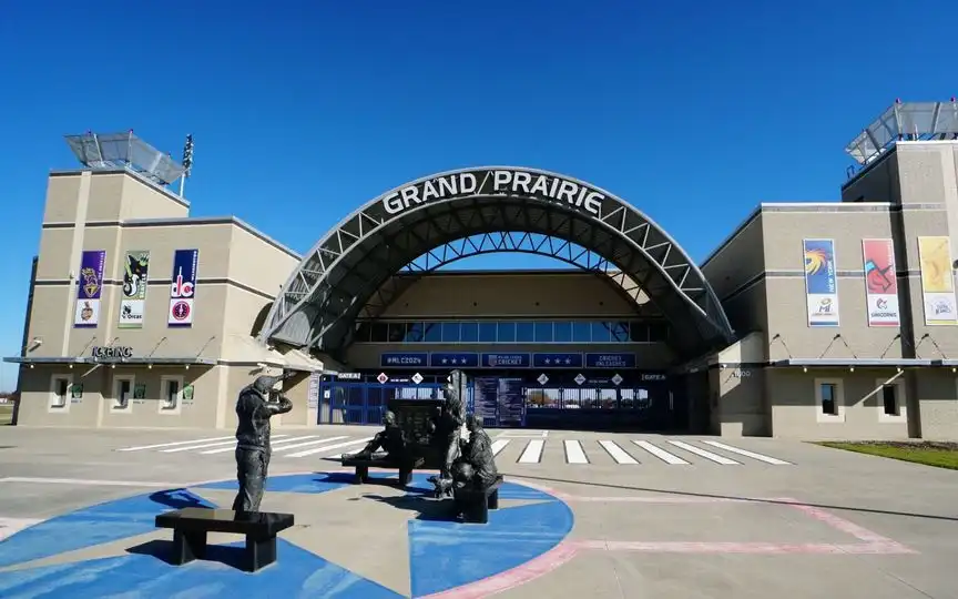 Grand Prairie Stadium: Home to TSK in Major League Cricket (X.com/@StadiumVagabond)