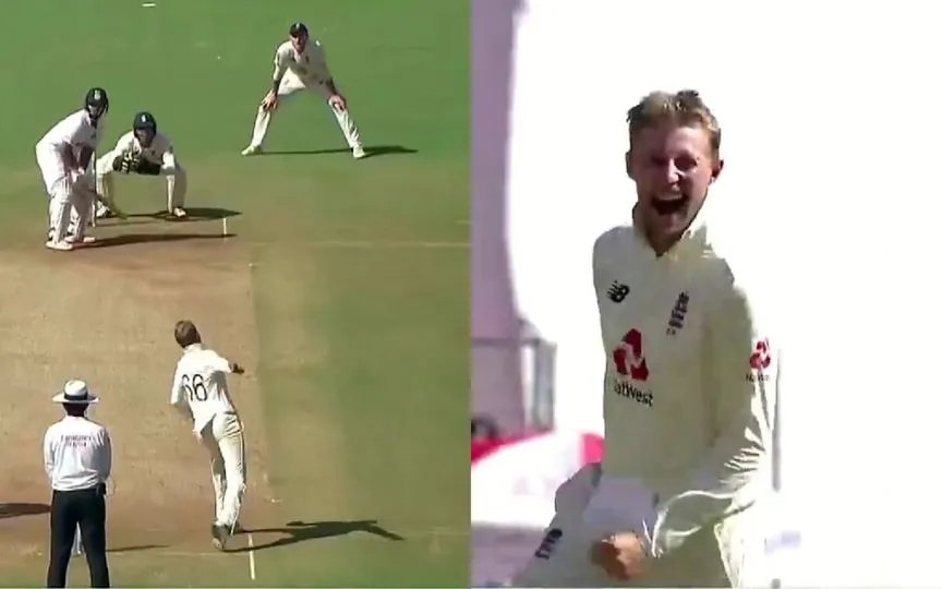 Joe Root's Outstanding 5-Wicket Haul Against India (Source :@Wessy_x/x.com)
