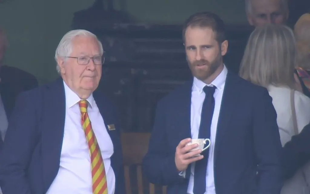 Kane Williamson At The Lord's Cricket Ground (Source: @mufaddal_vohra/x.com)