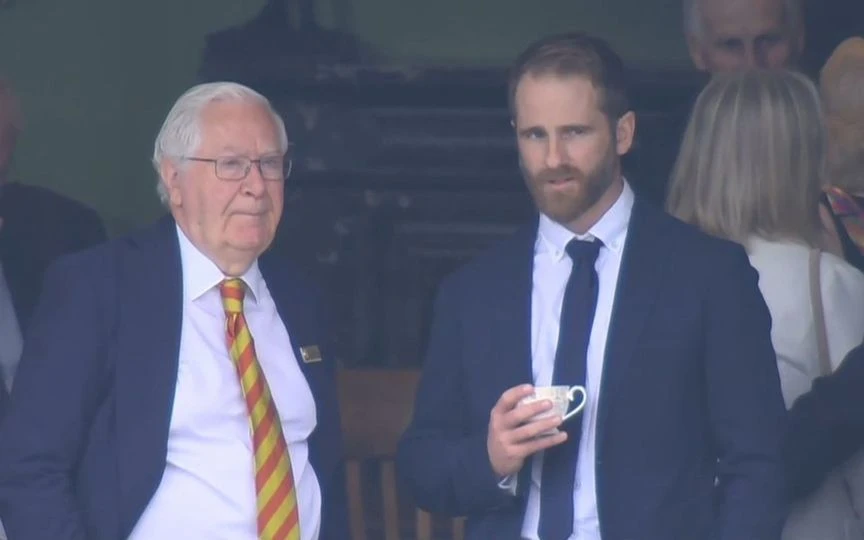 Kane Williamson At The Lord's Cricket Ground (Source: @mufaddal_vohra/x.com)