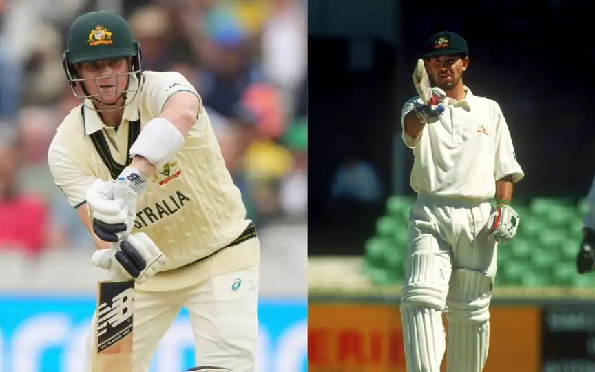 Steve Smith and Ricky Ponting (Source: AP, @ICC,x.com)