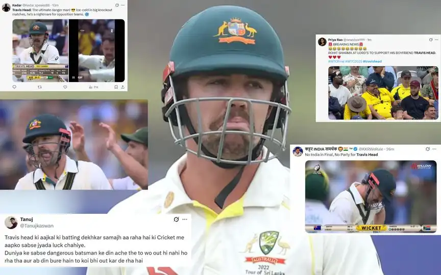 "No Rohit Sharma, No Party": Internet Trolls Travis Head For Early WTC Final Dismissal