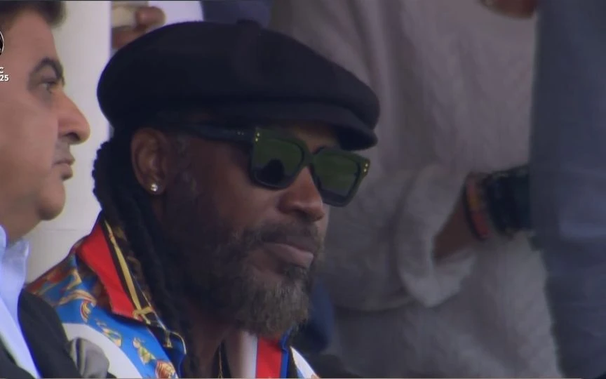 Chris Gayle At The Lord's (Source: @mufaddal_vohra/x.com)