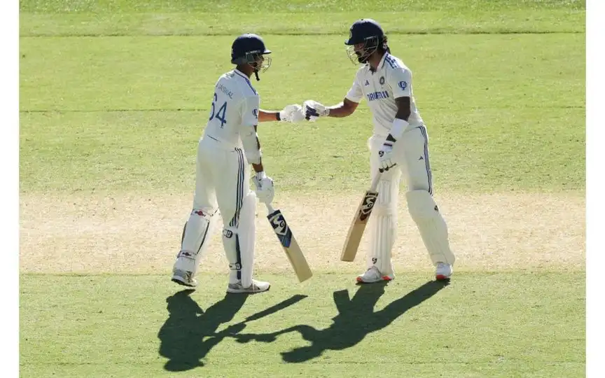 Jaiswal, KL Rahul to learn from Australia? [Source: @mufaddal_vohra/x.com/]
