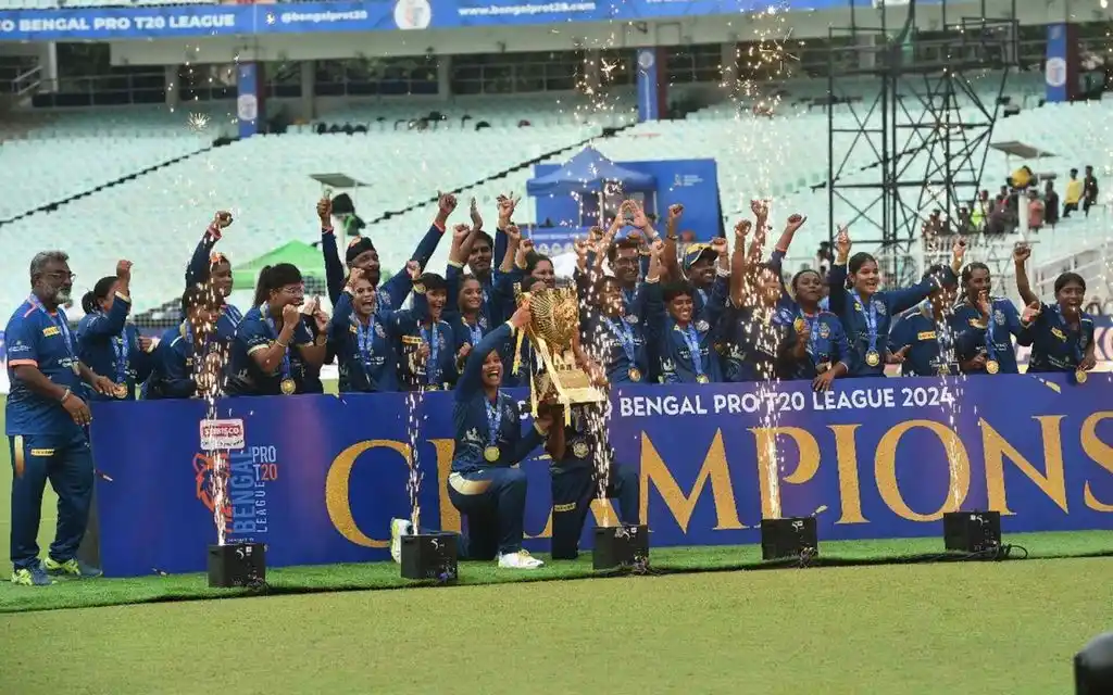 Lux Shyam Kolkata Women Won The Bengal Women’s Pro T20 League 2024 (Source: @KKR_Xtra/x.com)