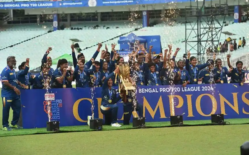 Lux Shyam Kolkata Women Won The Bengal Women’s Pro T20 League 2024 (Source: @KKR_Xtra/x.com)