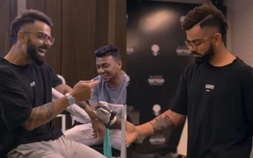 A Look At Virat Kohli's Spiritual Tattoo That Made Him Sit For 12 Hours Straight