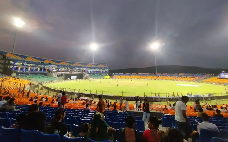 Shrimant Madhavrao Scindia Cricket Stadium has a capacity of 30,000 spectators (X.com)