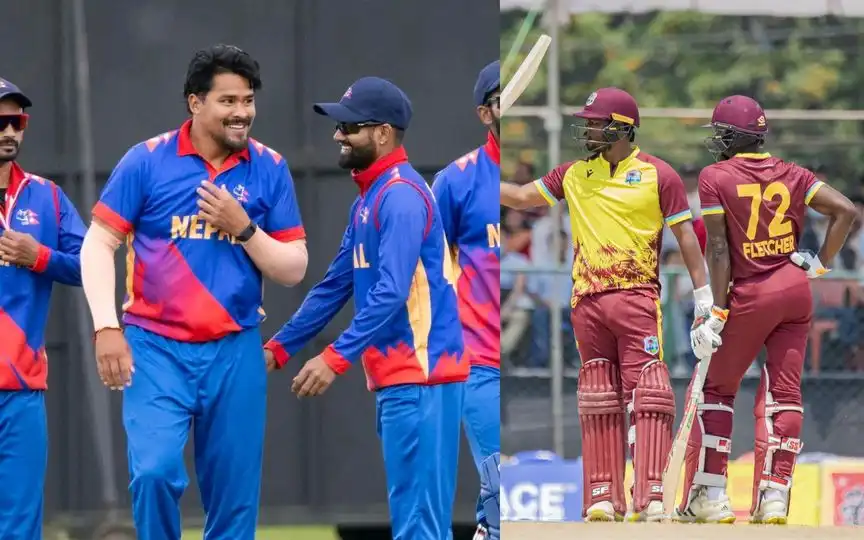 Nepal vs WI (Source:@ICCAsiaCricket,x.com)