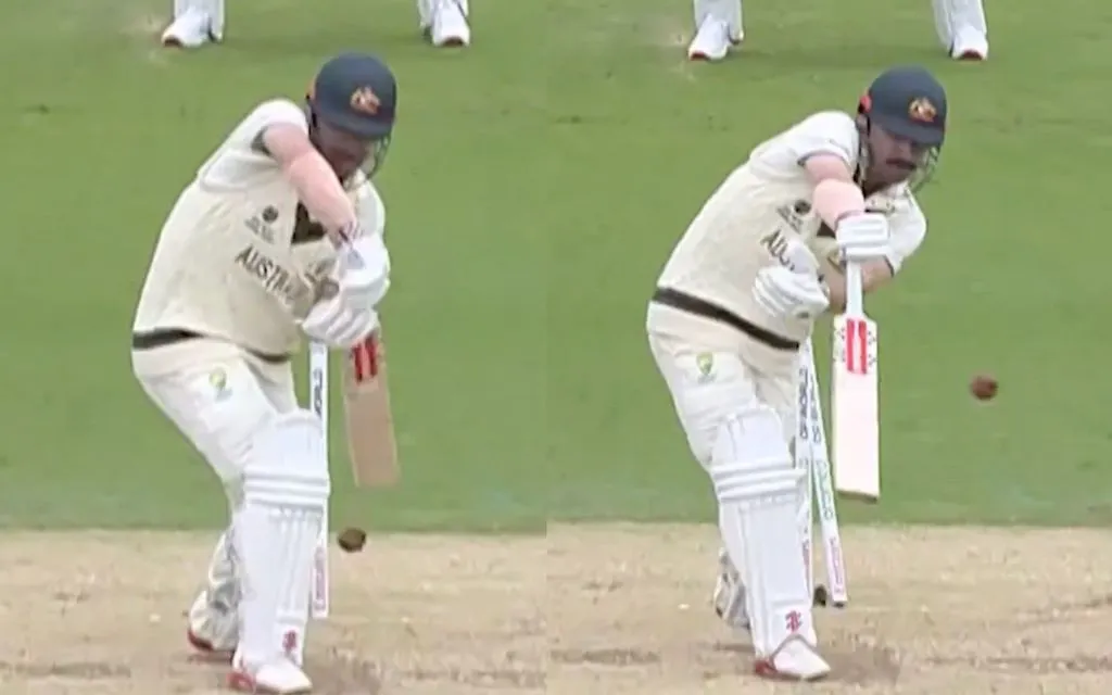 Travis Head bowled by Mulder (Source:@StarSportsIndia/X.com)